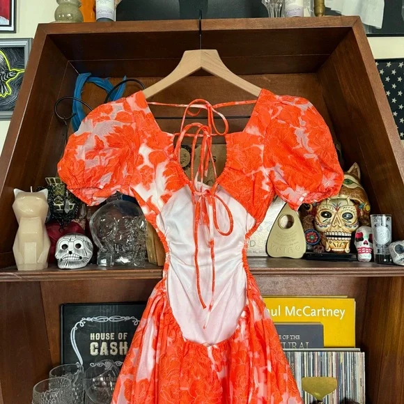 Sage & Paige - Aperol Mini Dress Orange - size xs - Picture 9 of 11